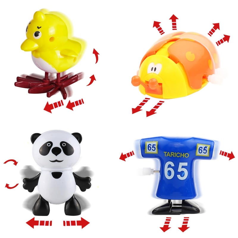 Laxdacee Wind-Up Toys, 24 Pack Assorted Mini Toy for Kid Party Favors, Pinata Goody Bag Filler Stocking Stuffers for Boy Girl Children, Birthday Gifts Carnival Small Prizes Classroom Incentive Reward - Image 3